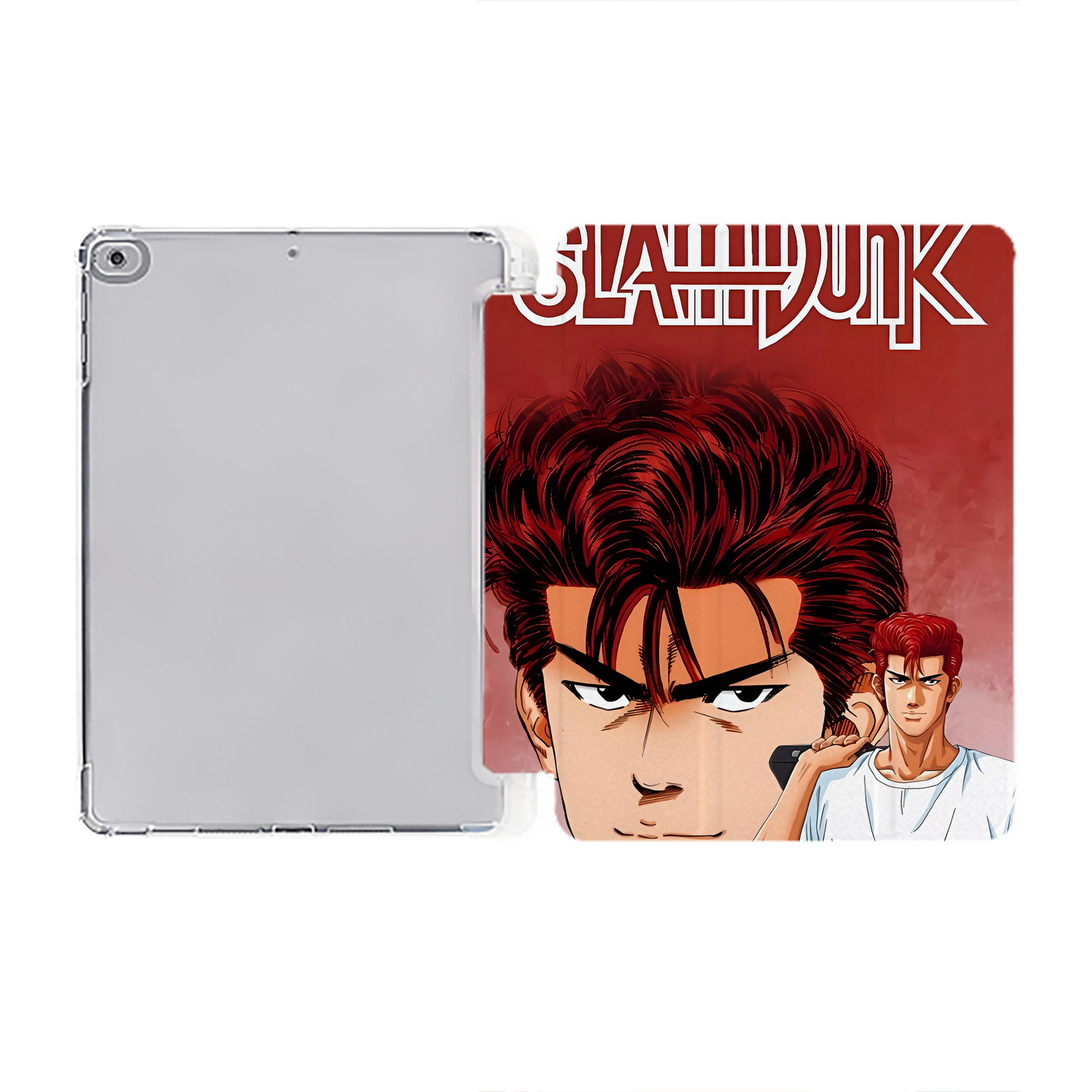 （画像用） SLAM DUNK／スラムダンク IPad ケース ペン収納付き 三つ折りスタンド PUレザー×シリコン 対応機種9.5/10.5/10.9インチ